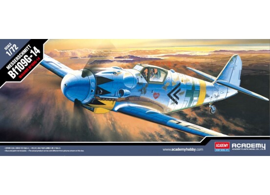 Збірна модель 1/72 Літак Messerschmitt Bf109G-14 Academy 12454 детальное изображение Самолеты 1/72 Самолеты