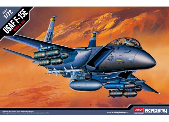 Збірна модель 1/72 Літак F-15E &quot;STRIKE EAGLE&quot; Academy 12478 детальное изображение Самолеты 1/72 Самолеты