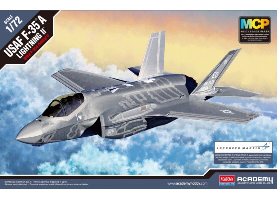 Scale model 1/72 Airplane F-35A Lightning II Academy 12507 детальное изображение Самолеты 1/72 Самолеты