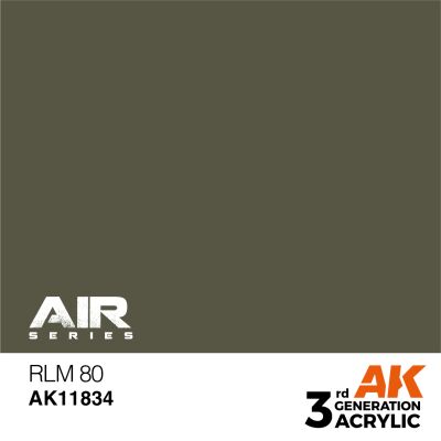Акриловая краска LM 80 / Хаки коричневый AIR АК-интерактив AK11834 детальное изображение AIR Series AK 3rd Generation