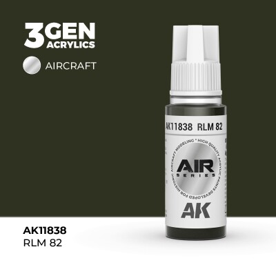 Акрилова фарба RLM 82 / Зелений хакі AIR АК-interactive AK11838 детальное изображение AIR Series AK 3rd Generation