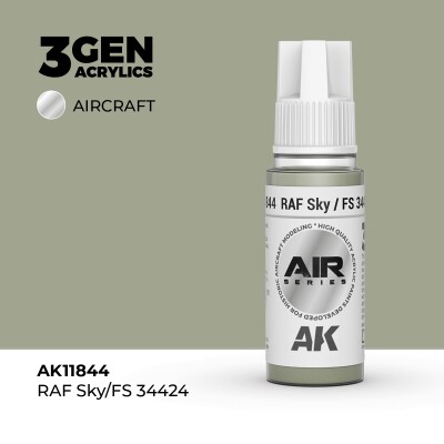 Акрилова фарба RAF Sky (FS34424) / сіро-жовтий AIR АК-interactive AK11844 детальное изображение AIR Series AK 3rd Generation