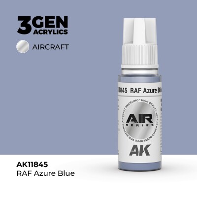 Акриловая краска RAF Azure Blue / Лазурный AIR АК-интерактив AK11845 детальное изображение AIR Series AK 3rd Generation