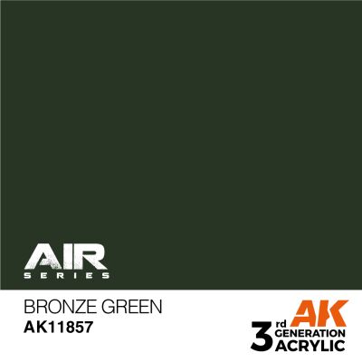 Acrylic paint Bronze Green AIR AK-interactive AK11857 детальное изображение AIR Series AK 3rd Generation