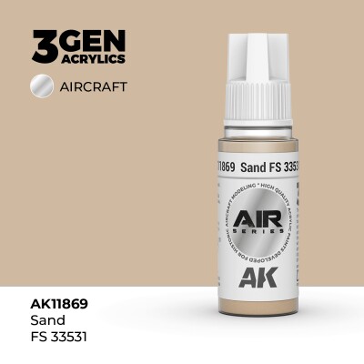 Акрилова фарба Sand / Пісок (FS33531) AIR АК-interactive AK11869 детальное изображение AIR Series AK 3rd Generation