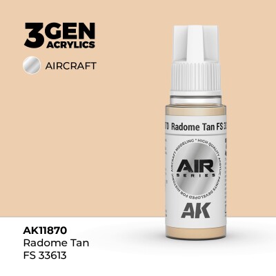 Акрилова фарба Radome Tan / Загар (FS33613) AIR АК-interactive AK11870 детальное изображение AIR Series AK 3rd Generation
