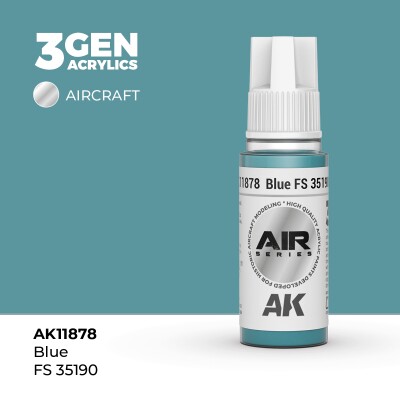 Акрилова фарба Blue / Блакитний (FS35190) AIR АК-interactive AK11878 детальное изображение AIR Series AK 3rd Generation