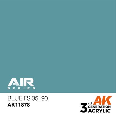 Акрилова фарба Blue / Блакитний (FS35190) AIR АК-interactive AK11878 детальное изображение AIR Series AK 3rd Generation