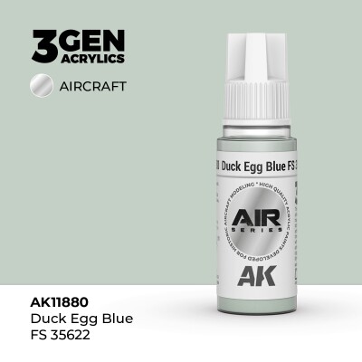 Акрилова фарба Duck Egg Blue / Сіро-зелений (FS35622) AIR АК-interactive AK11880 детальное изображение AIR Series AK 3rd Generation