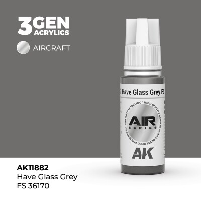 Акрилова фарба Have Glass Grey / Сіре скло (FS36170) AIR АК-interactive AK11882 детальное изображение AIR Series AK 3rd Generation