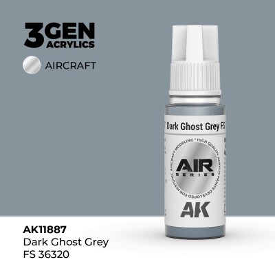 Акрилова фарба Dark Ghost Grey / Примарно-сірий (FS36320) AIR АК-interactive AK11887 детальное изображение AIR Series AK 3rd Generation