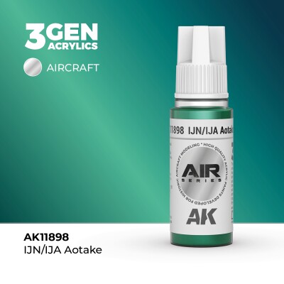 Акрилова фарба IJN/IJA Aotake / Бірюзовий AIR АК-interactive AK11898 детальное изображение AIR Series AK 3rd Generation