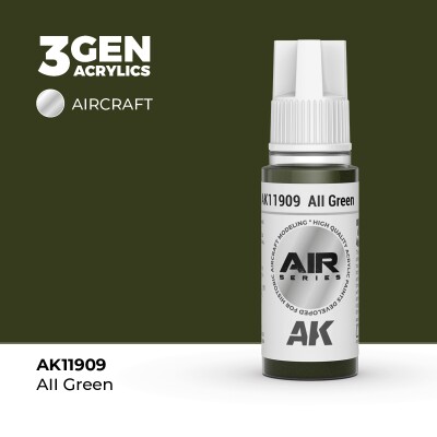 Акрилова фарба AII Green / Зелений АК-interactive AIR AK11909 детальное изображение AIR Series AK 3rd Generation