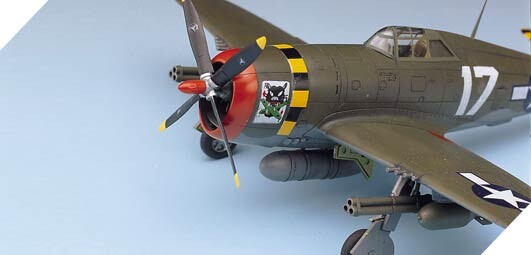 Збірна модель 1/72 Літак P-47D Thunderbolt [Razor-Back] Academy 12492 детальное изображение Самолеты 1/72 Самолеты