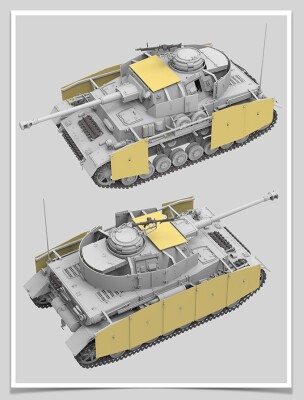 Збірна модель 1/35 Німецький середній танк Panzerkampfwagen IV Ausf.H Sd.Kfz.161/1 Early Production RFM RM-5046 детальное изображение Военная техника 