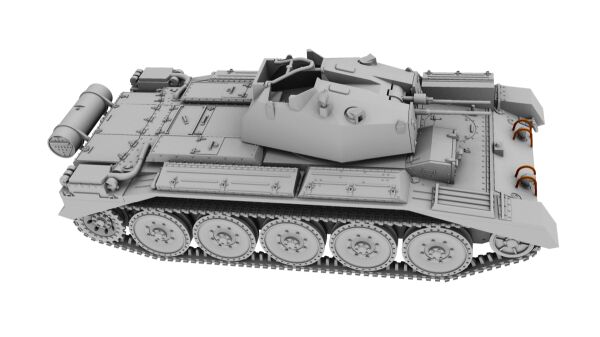 Сборная модель Crusader Anti-Air Tank Mk.III with 20mm Oerlikon Guns детальное изображение Бронетехника 1/72 Бронетехника