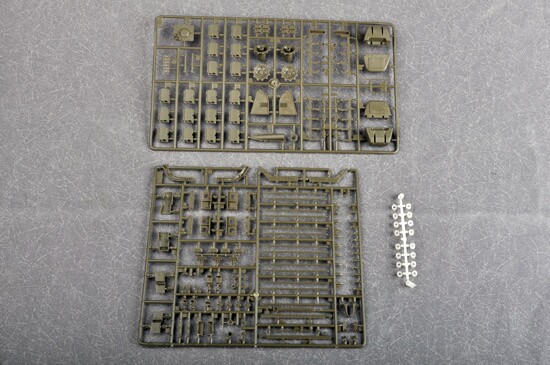 Сборная модель 1/35 Шведский танк Strv 103B MBT Трумпетер 00309 детальное изображение Бронетехника 1/35 Бронетехника