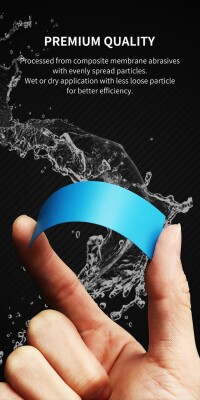 Set of self-adhesive sandpaper #400 - #1500 (100 pcs) DSPIAE DSP-S01 детальное изображение Наждачная бумага Инструменты