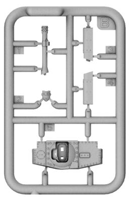 Збірна модель угорської 105-мм штурмової гармати з бортовими спідницями 40/43M Zrinyi I детальное изображение Бронетехника 1/72 Бронетехника