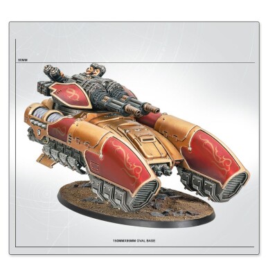 Игровой набор Warhammer 40000 - HORUS HERESY: CUSTODES - CALADIUS ANNIHILATOR GRAV-TANK детальное изображение Ересь Хоруса WARHAMMER 40,000