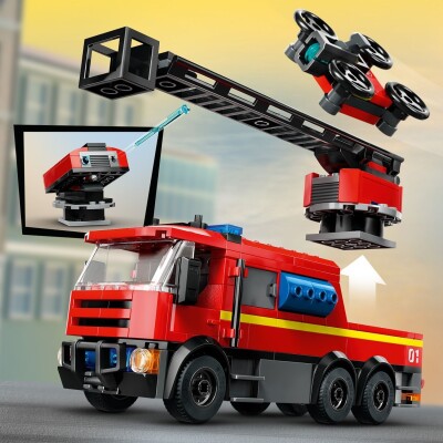 LEGO City Fire Station with Fire Engine 60414 детальное изображение City Lego