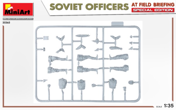 Збірна модель 1/35 Фігури Радянські офіцери на польовому брифінгу (Special Edition) MiniArt 35365 детальное изображение Фигуры 1/35 Фигуры