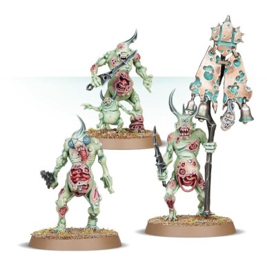 DAEMONS OF NURGLE PLAGUEBEARERS детальное изображение Нурглиты  Хаос