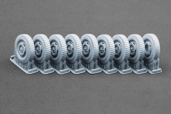 Набір коліс (з деформацією) для Sd.Kfz. 234 Puma v4 від Dragon, Miniart, RFM, Italeri, AK Interactive ScaleX WW-35013W детальное изображение Колёса Афтермаркет