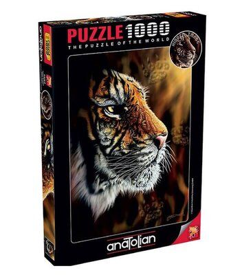 Puzzle Tiger 1000 pcs детальное изображение 1000 элементов Пазлы