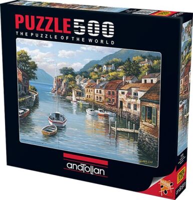 Puzzle Village on the Water 500pcs детальное изображение 500 элементов Пазлы