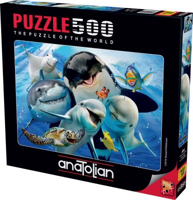 Puzzle Ocean Selfie 500pcs детальное изображение 500 элементов Пазлы