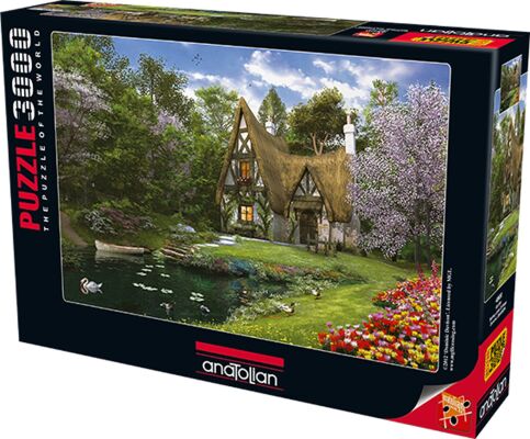Puzzle Spring Lake Cottage 3000pcs детальное изображение 3000 элементов Пазлы