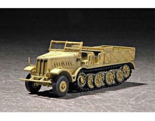 Scale model 1/72 German half-track tractor Sd.Kfz.9 18 tons (late model) Trumpeter 07252 детальное изображение Автомобили 1/72 Автомобили