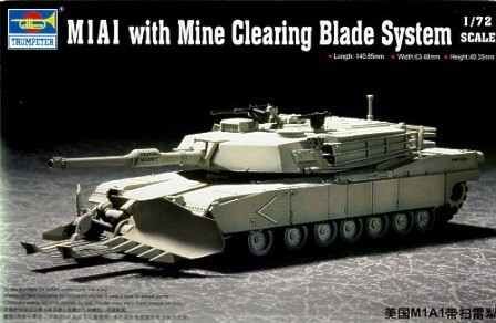 M1A1 with Mine Clearing Blade System детальное изображение Бронетехника 1/72 Бронетехника