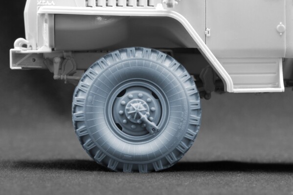 Набір коліс (з деформацією) для УРАЛ-4320 &quot;ОI-25&quot; від Trumpeter ScaleX WM 35037S детальное изображение Колёса Афтермаркет