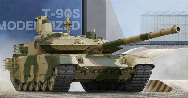 Scale model 1/35 Tank T-90S Trumpeter 05549 детальное изображение Бронетехника 1/35 Бронетехника