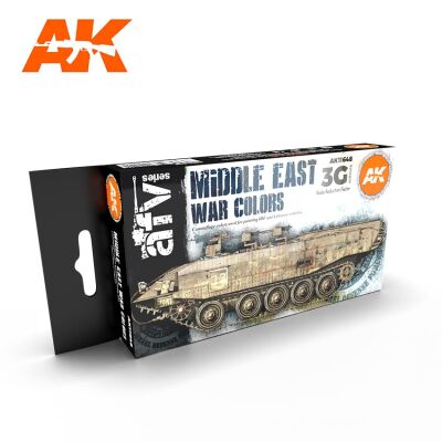 MIDDLE EAST WAR COLORS 3G / Набір фарб для техніки Близького Сходу детальное изображение Наборы красок Краски