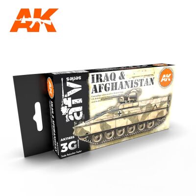 IRAQ &amp; AFGHANISTAN 3G	 / Набор красок для бронетехники в пустынных условиях Ирака или Афганистана детальное изображение Наборы красок Краски