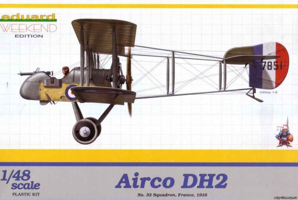 Airco DH.2  детальное изображение Самолеты 1/48 Самолеты