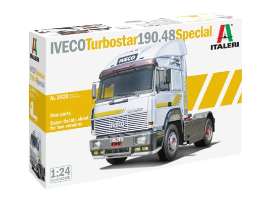 Scale model 1/24 truck / tractor IVECO Turbostar 190.48 Special Italeri 3926 детальное изображение Грузовики / прицепы Гражданская техника