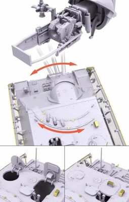 Сборная модель 1/35 Немецкий танк PZ.KPFW.IV/70[A]MID Border Model BT-028 детальное изображение Бронетехника 1/35 Бронетехника