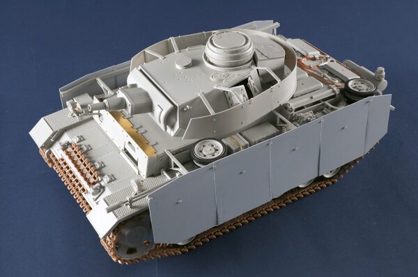 Scale model 1/16 German tank Panzer III (type J) Trumpeter 00956 детальное изображение Бронетехника 1/16 Бронетехника