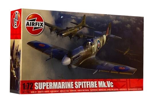 preview Сборная модель 1/72 британский истребитель Supermarine Spitfire Mk.Vc Аирфикс A02108A