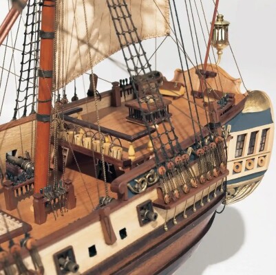 Scale wooden model 1/85 Bomber ship &quot;La Candelaria&quot; OcCre 13000 детальное изображение Корабли Модели из дерева