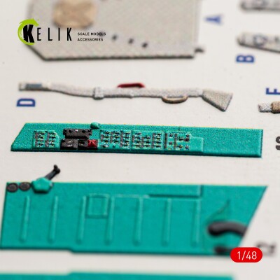 MiG-23 BN декаль інтер'єр для комплекту Trumpeter 1/48 KELIK K48198 детальное изображение 3D Декали Афтермаркет