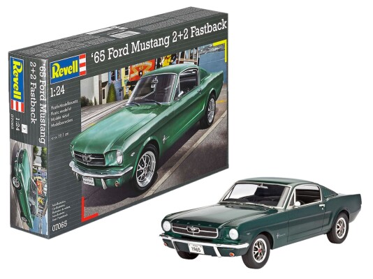 Збірна модель 1/72 Автомобіль Ford Mustang 2+2 Fastback 1965 Revell 07065 детальное изображение Автомобили 1/24 Автомобили