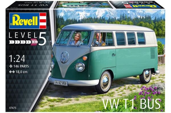 Фургон VW T1 Bus  детальное изображение Автомобили 1/24 Автомобили