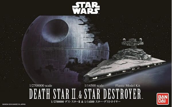 Звезда Смерти II и Звездный разрушитель Star Wars Bandai детальное изображение Star Wars Космос