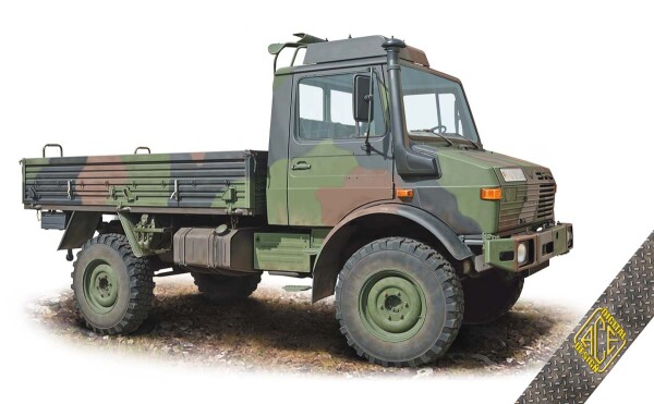 Збірна модель 1/72 Військова вантажівка 2т (4x4) Unimog U1300L ACE 72450 детальное изображение Автомобили 1/72 Автомобили