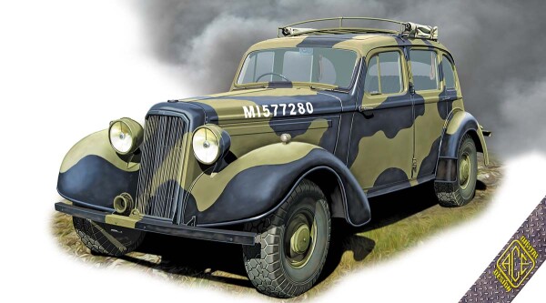 Scale model 1/72 British staff car Super Snipe Saloon ACE 72550 детальное изображение Автомобили 1/72 Автомобили